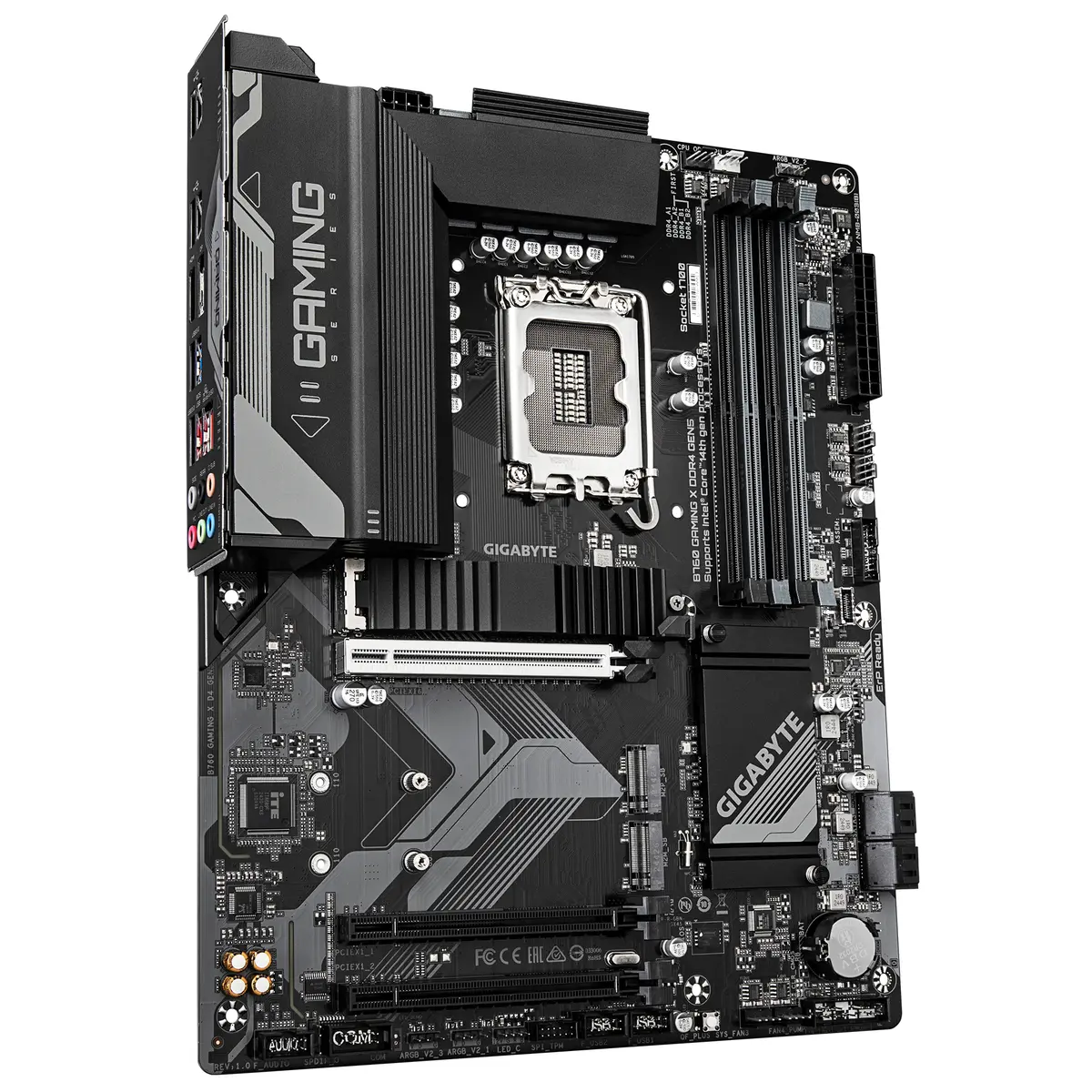 Bekijk afbeelding 2 van Gigabyte 1700 B760 GAMING X D4 GEN5 - DDR4/3xM.2/DP
